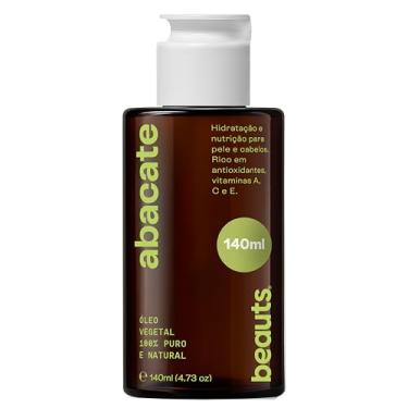 Imagem de Óleo de Abacate 100% Puro Vegetal e Natural - Hidratante Corporal, Massagem, Banho Aromaterapia e Uso Capilar - Tampa Gotejadora - 140ml Beauts