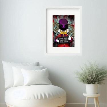 Imagem de Quadro Fique Rico Ou Morra Tentando- 60X48Cm