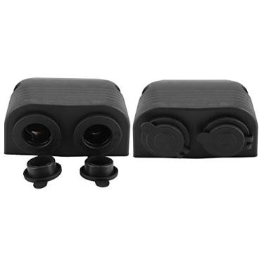 Imagem de 12V 24V Superfície Montagem de Cigarro Duplo Duplo Power, Soquete de Barco à Prova D'água, Kit de Instalação de Soquete de Barco, Kit de Fiação para Veículo GPS Câmera de