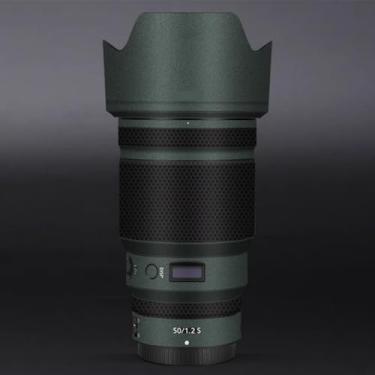 Imagem de Adesivo de lente de câmera para Nikon Z 50 mm F1.2S Película protetora de vinil decalque skin para 50 1.2 (verde turquesa)