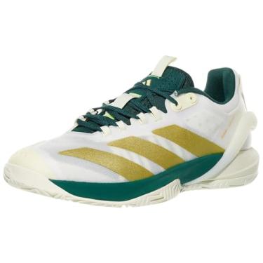 Imagem de adidas Tênis masculino Adizero Cybersonic 2, Branco/dourado metálico/verde universitário, 42