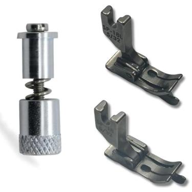 Imagem de Kit 3 Peças Calcadores Pesponto SP SPL 5/32+Engate - Lanmax