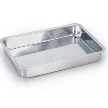 Imagem de Tabuleiro assadeira 4,1 Litros alumínio 34x23 cm bolo torta forno mult