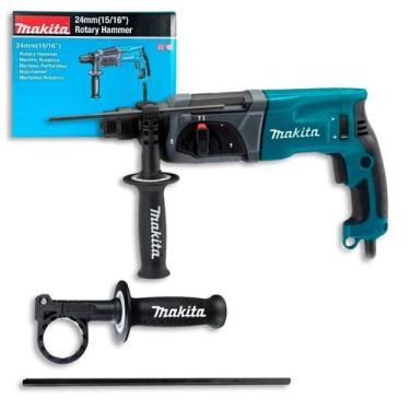 Imagem de Martelete Combinado Furadeira Makita HR2470 SDS 800W 24MM 127V/220V Co