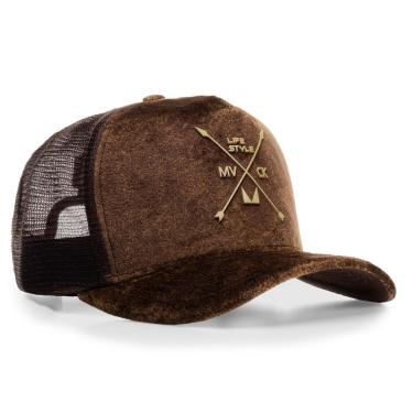 Imagem de Boné Trucker Texas Camurça Ferrugem MVCK-Masculino