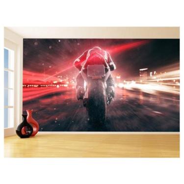 Imagem de Papel De Parede 3D Moto Esporte Viagem Estrada 3,5M Bkm69 - Você Decor