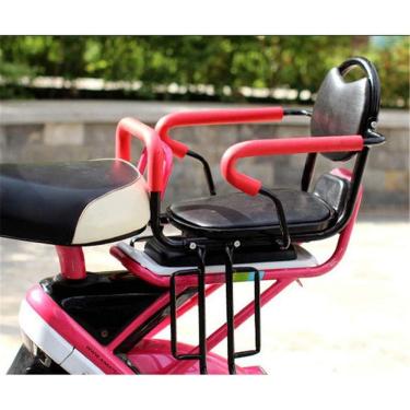 Imagem de Bancos Traseiros De Segurança Infantil Para Bicicleta, Apoio De Braço Destacável D Pedal Criança Bicicleta Assento Traseiro Assento Infantil Traseiro Traseiro