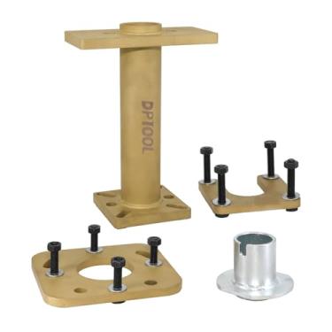 Imagem de Extrator de rolamento do eixo traseiro, kit de ferramentas de instalação, ferramenta de anel de tom ABS Chave de rolamento de 40 mm com placa adaptadora compatível com Toyota 4Runner Hilux Tacoma T100