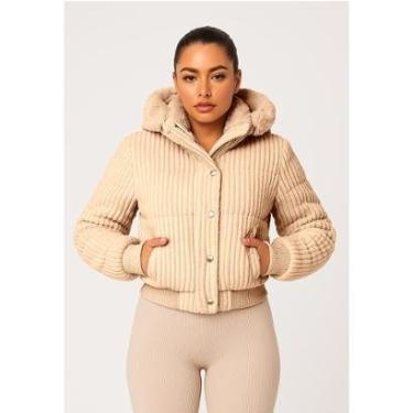 Imagem de Jaqueta Cotele Elegante Frio Feminina La'Oase Cor:;Tamanho:P;Gênero:Feminino-Feminino