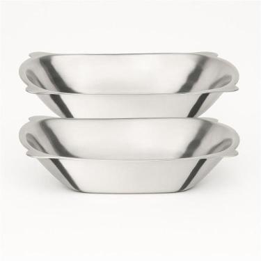 Imagem de Kit 2 Fruteira Gamela Alumínio Fundido 56cm Polido Hotel 12L - Divifor