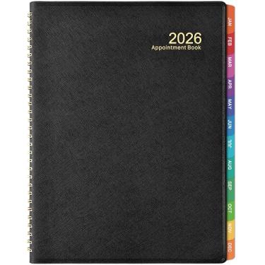 Imagem de Planejador semanal de compromissos 2024 – agenda diária de 53 semanas, janeiro de 2024 a dezembro de 2024, organizador de 20,32 x 25,4 cm, planejador de compromissos 2024 com incrementos de 15 minutos, capa flexível e macia