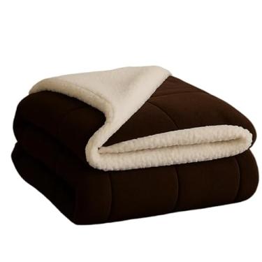 Imagem de Edredom Queen & Cobredom Casal - Kit Aconchegante com Forro Sherpa e Estampas Exclusivas para Inverno(preto)