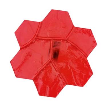 Imagem de WeiLaiKeQi Molde de concreto para jardim doméstico, economiza trabalho, criador de caminhos de caminhada, textura de pedra vívida para pátio, jardim, calçadas