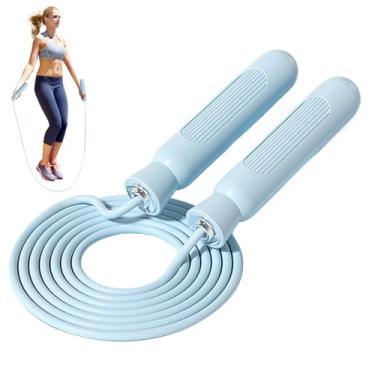 Imagem de Corda De Pular Para Homens | Corda de Saltar Ajustável com Rolamentos,Equipamento De Treino Para Esportes, Cardio, Ginásio Em Casa, Escola, Parque E Ambientes Internos