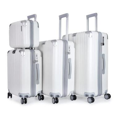 Imagem de Kit de Viagem com 4 Peças ABS Policarbonato com Expansor Brasil Maloa 