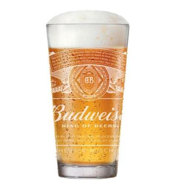 Imagem de Copo de Vidro Budweiser Para Cerveja 415ml- Ruvolo