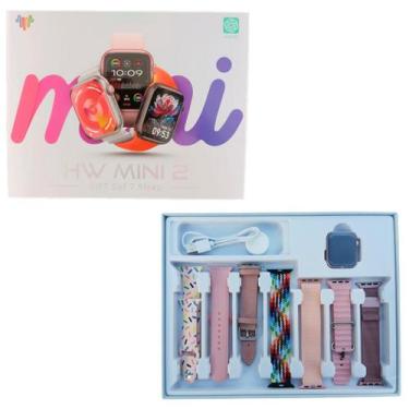 Imagem de Smartwatch Hw Mini 2 Serie 9 Chat GPT 41mm 7 Pulseiras NFC - Howear, R