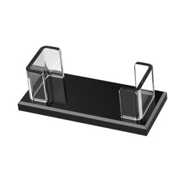 Imagem de Esquirla Porta-cartões de visita, porta-cartões com nome, recipiente organizador de mesa em acrílico, capacidade: 60 cartões para departamentos, salões, festas