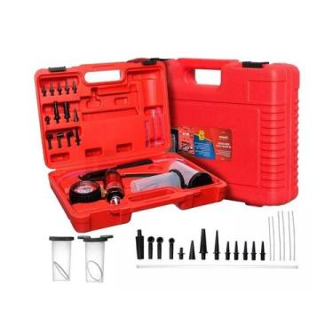 Imagem de Bomba Manual De Pressão E Vacuo 25 Peças Corneta CORNETA, Vermelho, ún