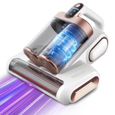 Imagem de KANAD Aspirador De Colchão, Pó Sem Fio 15 Kpa Com Luz Uv-C 253,7 Nm, Filtro Hepa E Ultrassom, Aspiradores Portáteis Versáteis Para Cama, Sofá, Divã Berço