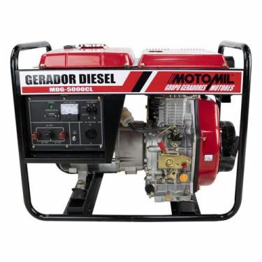 Imagem de Gerador a Diesel MDG-5000CL - 5 KVA MON.110/220V 60 HZ MOTOMIL
