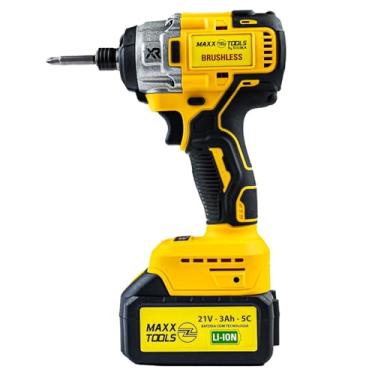 Imagem de Parafusadeira de Impacto 1/4" Brushless a Bateria 350 Nm - 21 V - 3 Ah - 2 Baterias - Mxt-7505