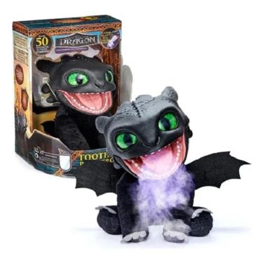 Imagem de Como Treinar Seu Dragão Banguela Interativa Animatrônica Real FX C/50 sons e reações  - Fumaça e Luzes - Sunny