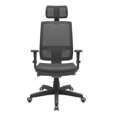 Imagem de Cadeira Office Plaxmetal Presidente Brizza,  até 120kg, Autocompensador Nr17 Slider, Br...