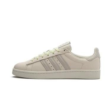 Imagem de adidas Tênis de ginástica masculino Campus dos anos 80, Matiz Ecru / branco creme, marrom transparente, 8.5