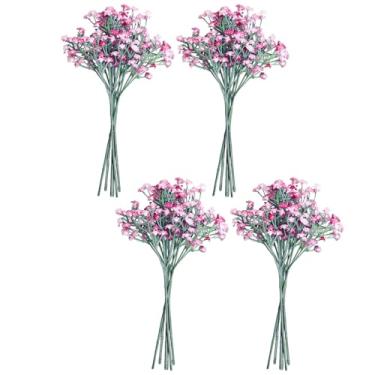 Imagem de ABAJI Babys Breath Flores Artificiais Gypsophila Flores de Toque Real para Festa de Casamento, Decoração de Jardim