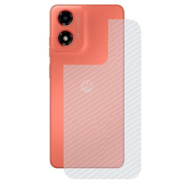 Imagem de Película para Motorola Moto G04 - Traseira de Fibra de Carbono - Gshield