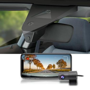 Imagem de Fitcamx Câmera de painel frontal 4K + traseira 1080P se adapta para Acura TLX 2024-2025 (HD2-D6430), estilo OEM integrado, vídeo HD duplo, WiFi e aplicativo integrados, gravação em loop, sensor de