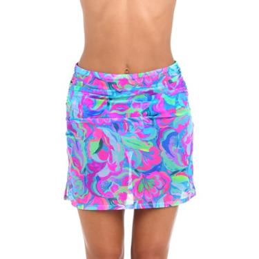 Imagem de Sunshine 79 Saída de saída de praia feminina, Multi//Swirltopia, P