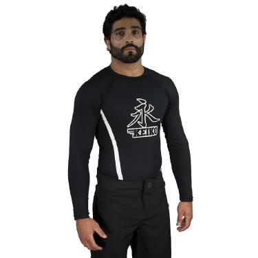 Imagem de Keiko, Rashguard Speed Manga Longa, Preto, GG