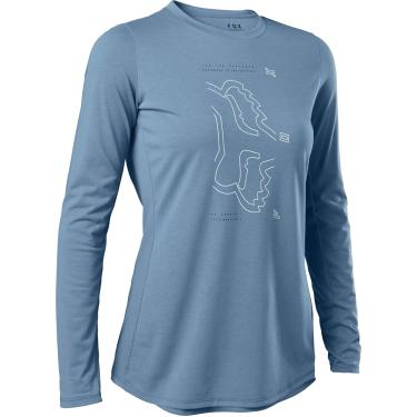 Imagem de Camisa Fox Feminina Ranger Drirelease Ls Azul G/L