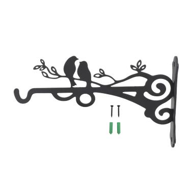 Imagem de Suspenso de parede de parede pendurado cabide de planta decorativa com parafusos para lanternas de pássaros cestas de flores de sinos de