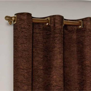 Imagem de Cortina PC 4,00M X 2,70M Cetim Amassadinho Com Ilhós - Paulo Cezar Enx