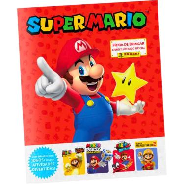 Imagem de Álbum de Figurinhas Super Mario Bros Brochura Panini