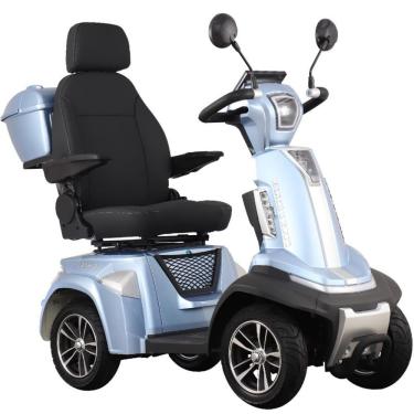 Imagem de Quadriciclo Elétrico Duos E-Mobi 500W Lítio Alarme Retrovisor Azul - Não precisa de CNH