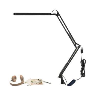 Imagem de Luminária De Mesa LED Regulável Sem Escalonamento Com USB Para Monitor