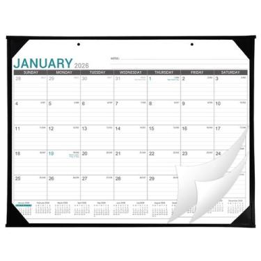 Imagem de Calendário de mesa Lortarl 2026 de janeiro a dezembro, 22 x 17 cm com 