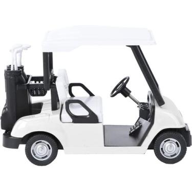 Imagem de Modelo de carrinho de golfe de metal, Diecast Pull Back Action Cart, C