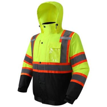 Imagem de Jaqueta Bomber de Segurança de Inverno JKSafety Hi-Vis para homens e m