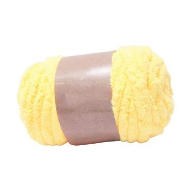 Imagem de predolo Tecido de Tricô, Fio de Crochê, Fio de Pano para Iniciantes em Crochê, Faça Você Mesmo, Bolsa, Cobertor, Almofada, Projetos, AMARELO