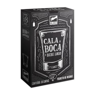 Imagem de Buró, Cala a Boca e Bebe Logo, Jogo Simples e Rápido para Adultos, 3-8 jogadores