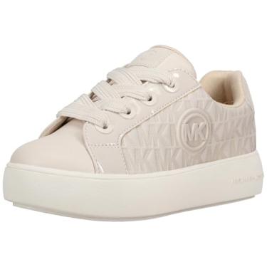 Imagem de Michael Kors Tênis feminino Jordana Audrey, Baunilha, 13 Little Kid