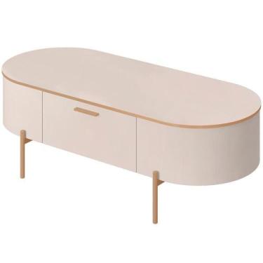 Imagem de Mesa De Centro Decorativa Orgânico Giverny D05 Off White - LYAM DECOR