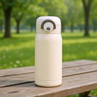 Imagem de Mini garrafa de água isolada, aço inoxidável, garrafas esportivas, copo pequeno, livre de BPA, à prova de vazamento, garrafa de café para bebidas quentes e frias, garrafa isolada para bolsa, escola