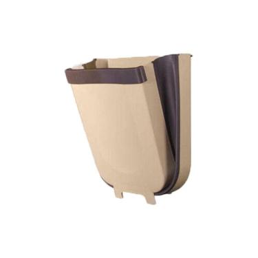 Imagem de Lixeira Extensível Retrátil Porta Gaveta Carro - Branco