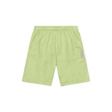 Imagem de Bermuda em Malha Dry Fit Quimby, Verde, 14